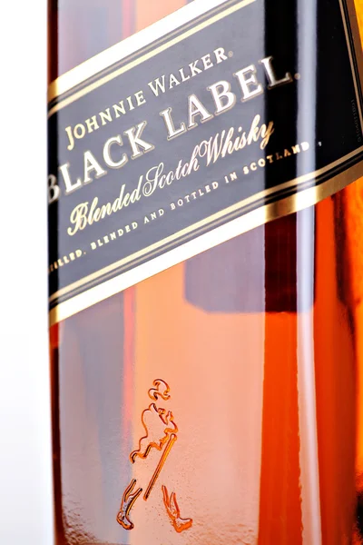 Johnnie Walker black label whiskey — Stock Photo, Image