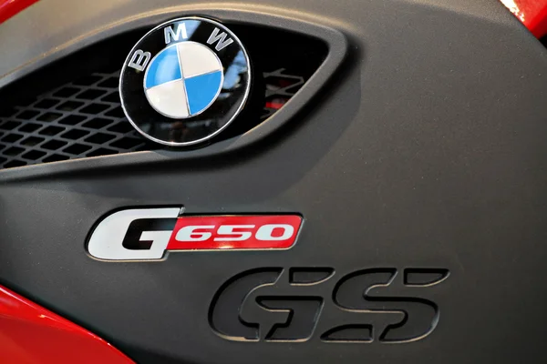 BMW g650gs progresu logo — Stock fotografie