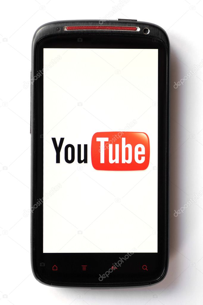 YouTube téléphone — Photo éditoriale © bizoon 18286633