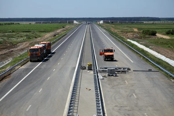 Highway under construction — Stock Photo, Image