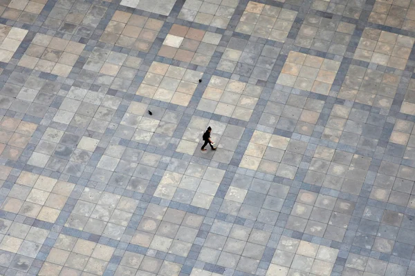 Turista solitário — Fotografia de Stock