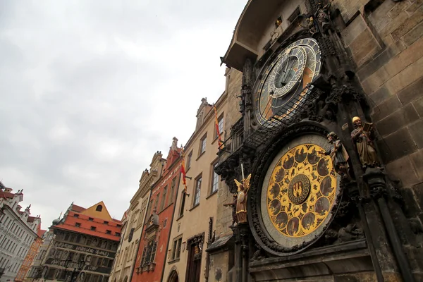 Prague astronomical clock tower — Stock Photo, Image