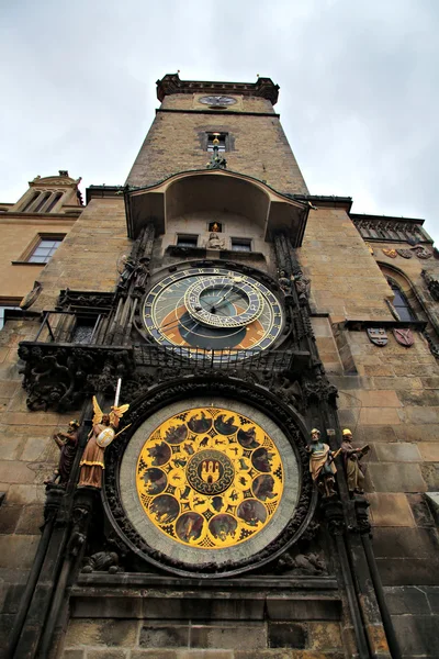 Prague astronomical clock tower — Stock Photo, Image