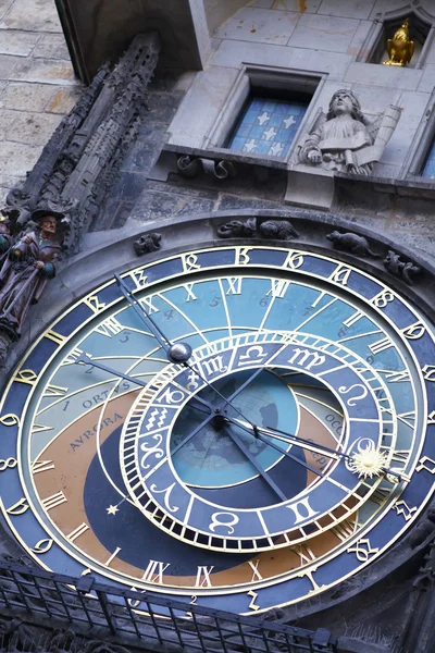 Praga torre dell'orologio astronomico — Foto Stock