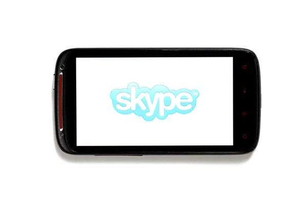 Teléfono Skype — Foto de Stock