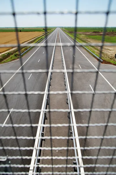 Newly built highway — Stock Photo, Image