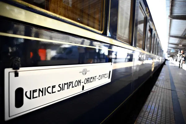 Orient express tåg — Stockfoto