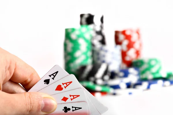 Four aces — Stock Photo, Image