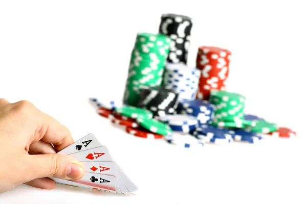 Four aces — Stock Photo, Image