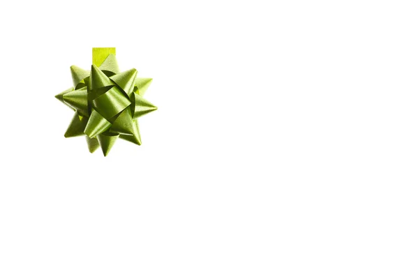 Green bow decoration — Stock Photo, Image