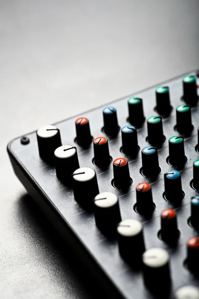 Muziek mixer Bureau — Stockfoto