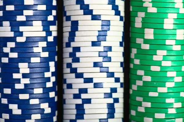 Stack of poker chips — Stock Photo, Image