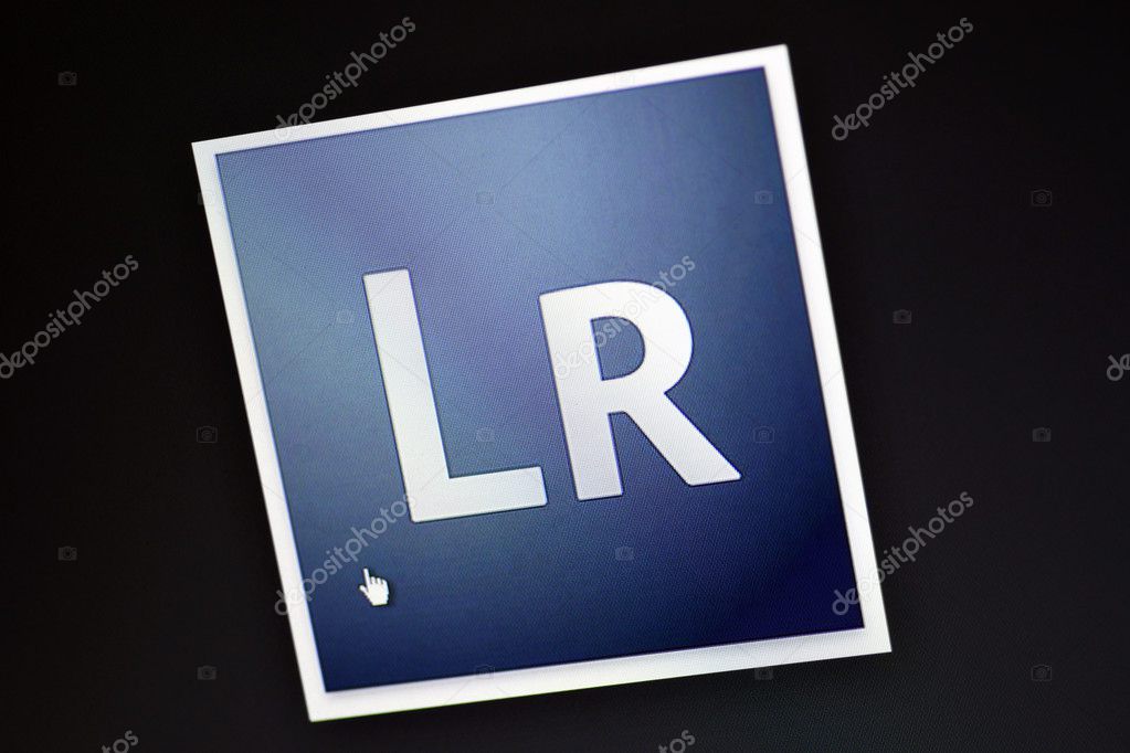 Bucharest, Romania - March 9, 2013: Adobe Lightroom logo is displayed on a computer screen. Adobe Photoshop Lightroom is a photography software program produced by Adobe Systems.