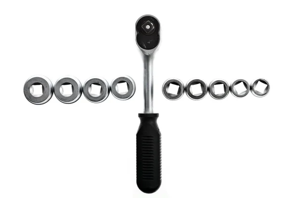 Conjunto de ferramentas de chave — Fotografia de Stock