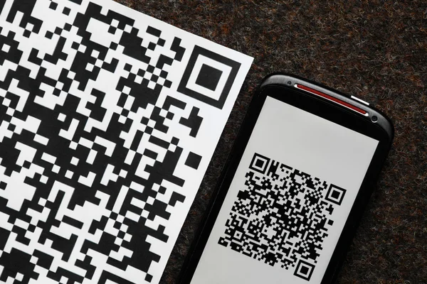 QR code scanner mobile — Photo