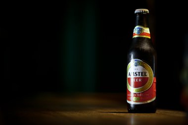 Amstel beer bottle clipart