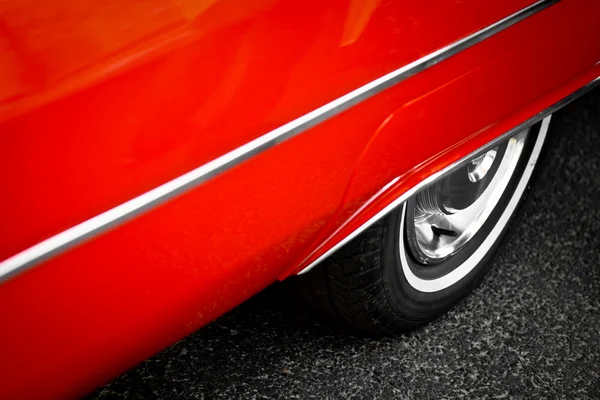 Eski model araba detay — Stok fotoğraf