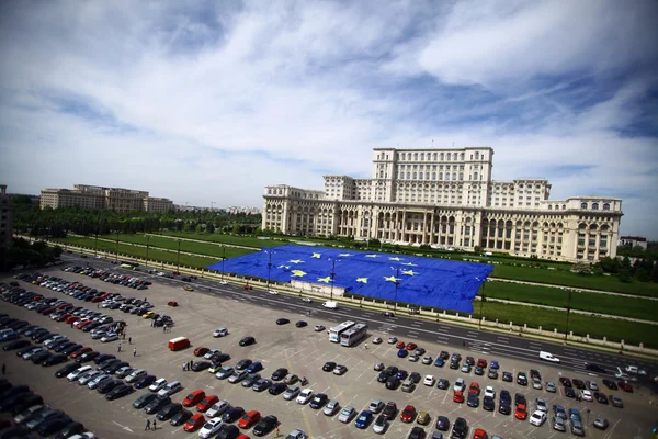 Romanian Palace of Parliament — Stock Photo, Image