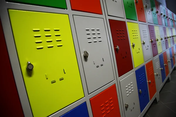 Colored Lockers — Stock Photo, Image