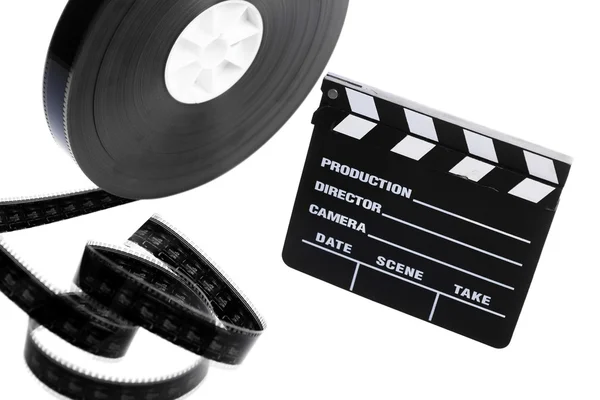 Rolă de film și aplauze de cinema — Fotografie, imagine de stoc