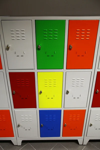 Colored Lockers — Stock Photo, Image