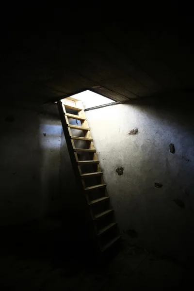 Climb into the light — Stock Photo, Image