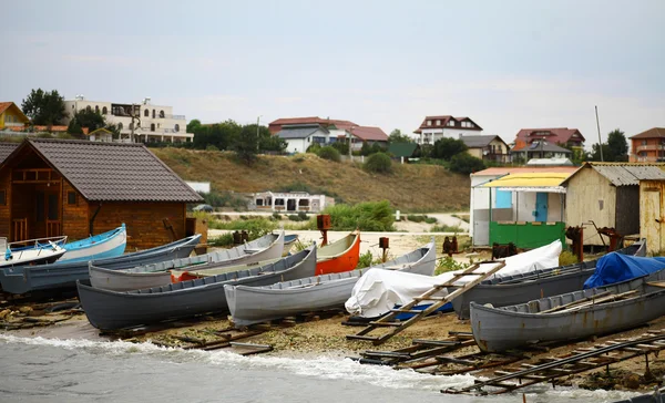 Barcos junto al mar — Foto de Stock