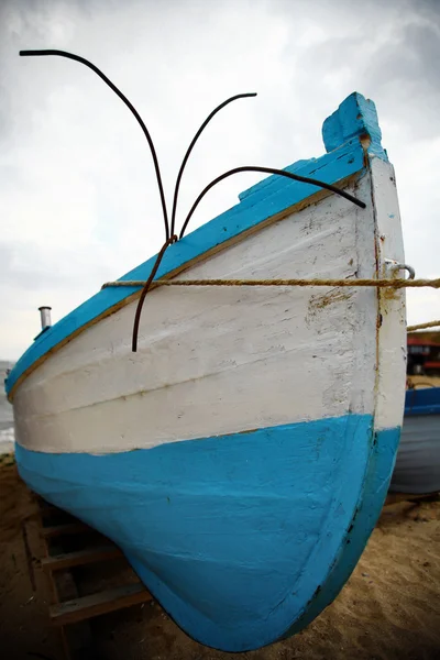 Boten aan zee — Stockfoto