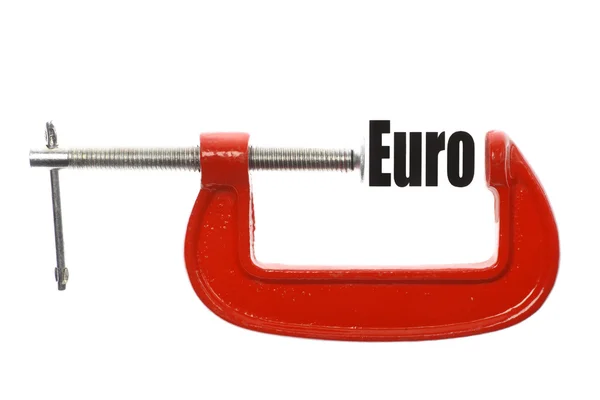 Tömörítése euro — Stock Fotó