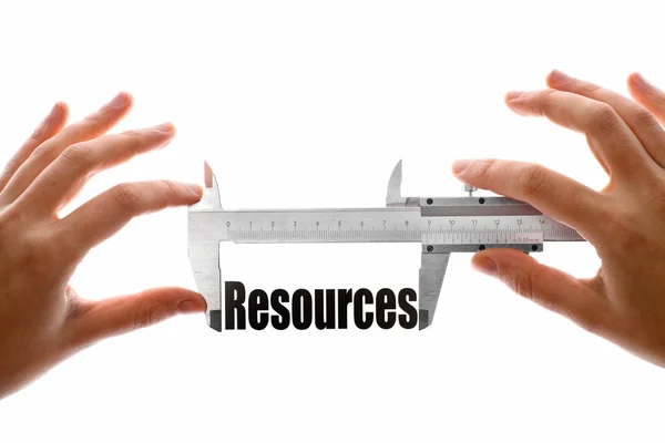 Ressourcen messen — Stockfoto