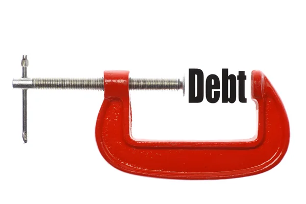 Compress debt — Stock Photo, Image