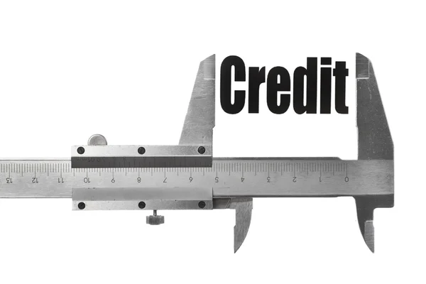 ¿Qué tan grande es nuestro crédito — Foto de Stock