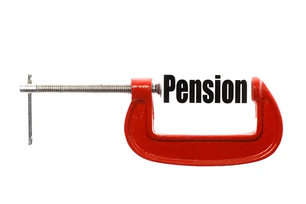 Komprimera pension — Stockfoto