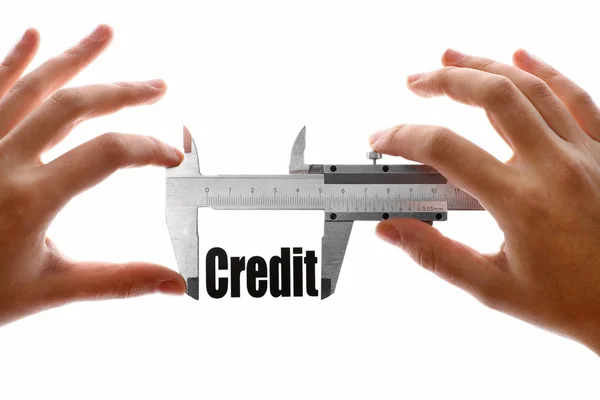 How big is our credit — Stock Photo, Image