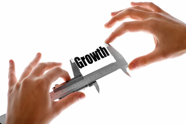 Measuring growth — Stock Photo, Image