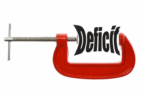 Compress the deficit — Stock Photo, Image