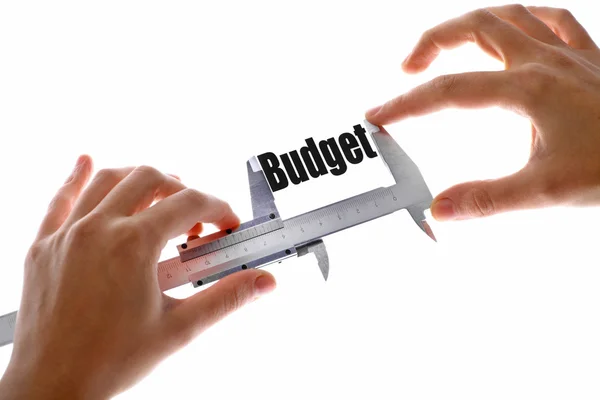 Die Größe unseres Budgets — Stockfoto