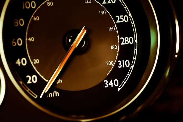 Hastighetsmätare detalj — Stockfoto