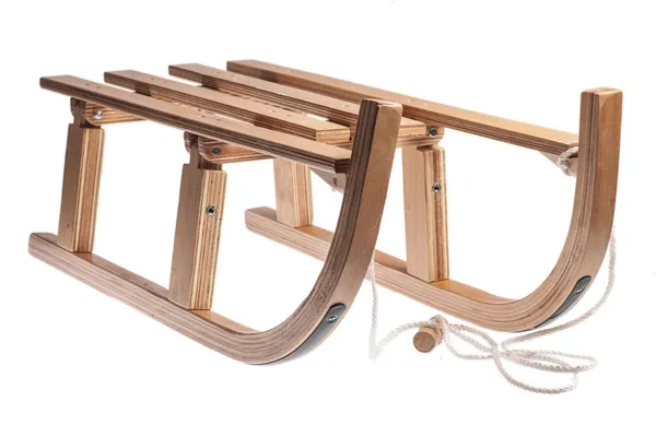 Wooden sledge — Stock Photo, Image