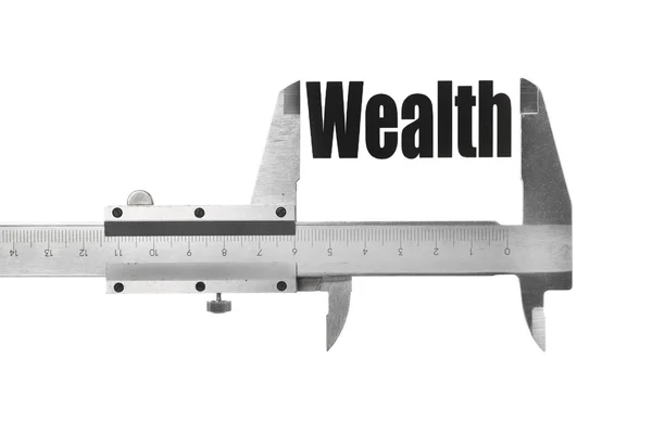 The size of our wealth — Stock Photo, Image