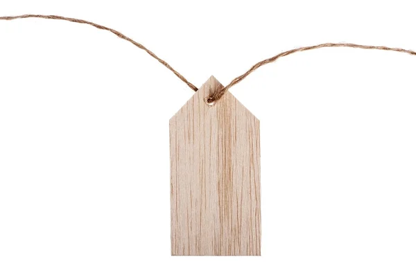 Wooden tag — Stock Photo, Image