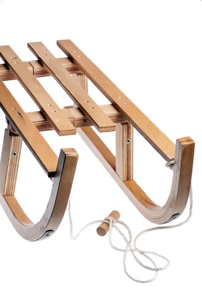 Wooden sledge — Stock Photo, Image