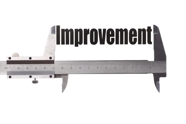 Mäta förbättring — Stockfoto