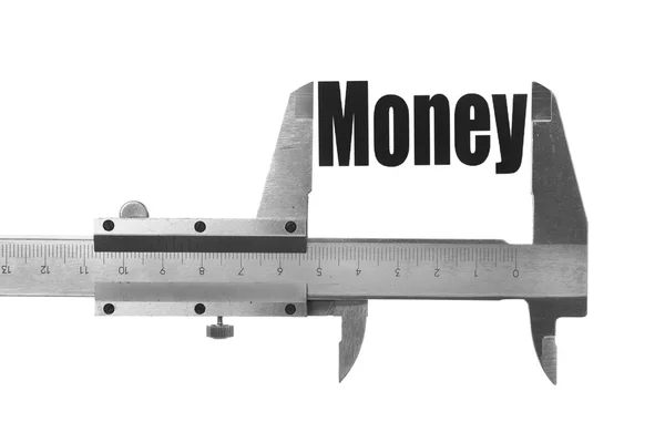 Storleken på våra pengar — Stockfoto
