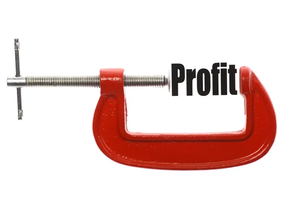 Compress the profit — Stock Photo, Image