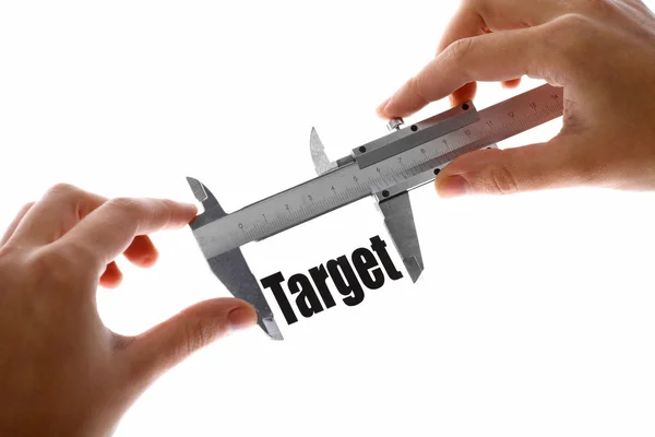 How big is our target — Stock Photo, Image