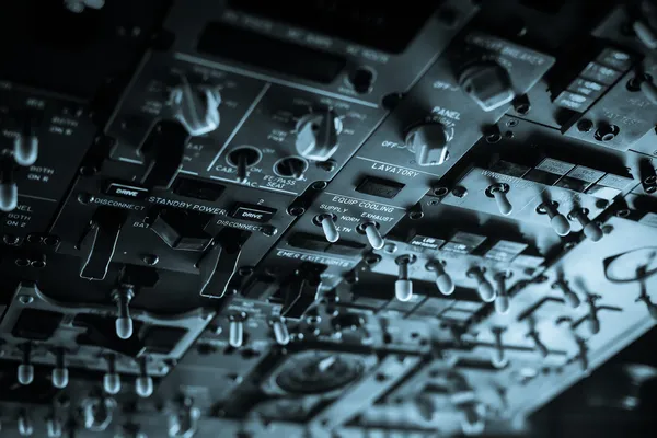 Plane control panel — Stock Photo, Image