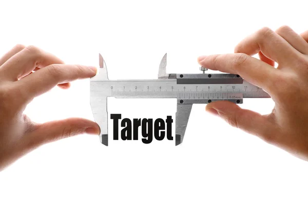 How big is our target — Stock Photo, Image