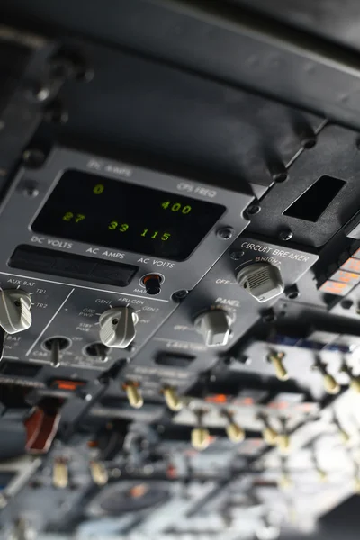 Plane control panel — Stock Photo, Image