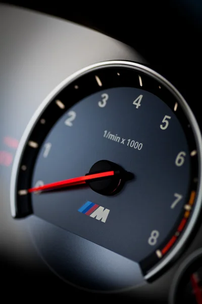 BMW m3 obrotomierz — Zdjęcie stockowe